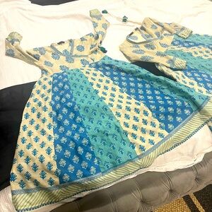 Girls teens anarkali frock